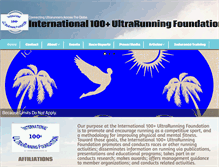 Tablet Screenshot of internationalultrarunning.com